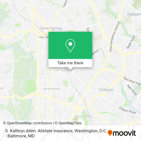 S. Kathryn Allen: Allstate Insurance map
