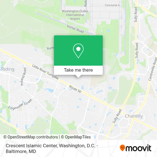 Crescent Islamic Center map