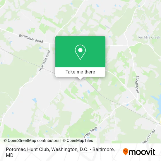 Potomac Hunt Club map