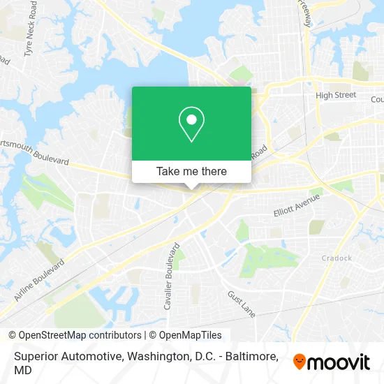 Superior Automotive map