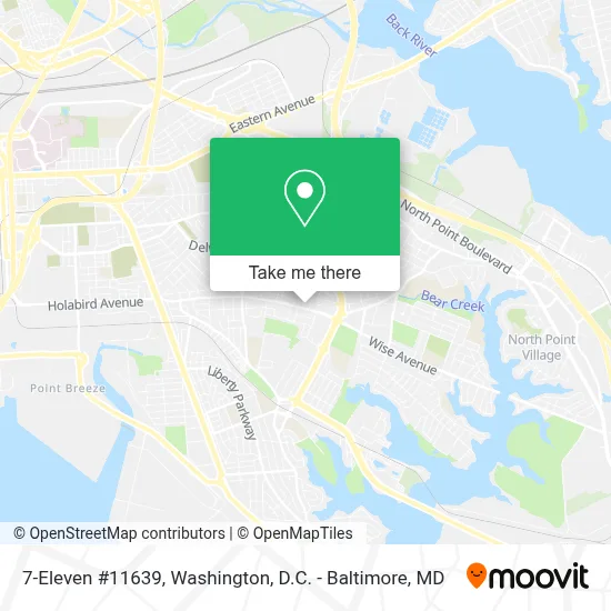 7-Eleven #11639 map
