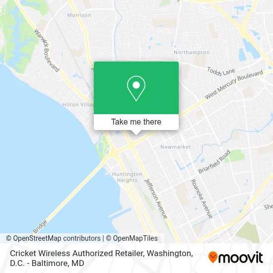 Cricket Wireless Authorized Retailer map