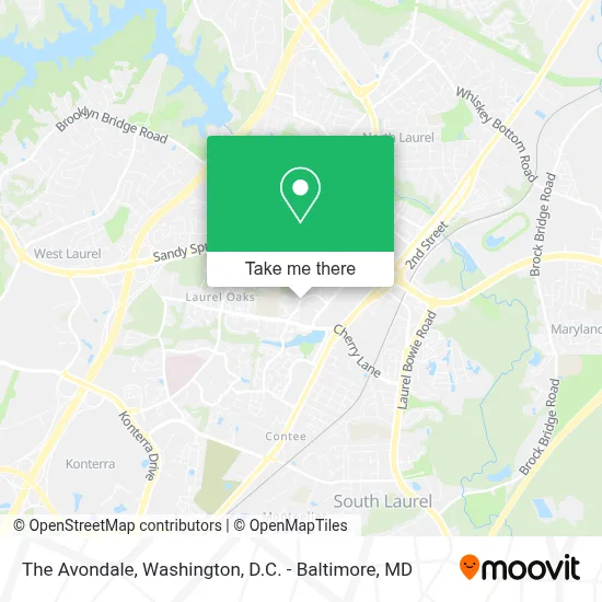 The Avondale map