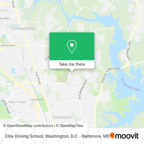 Elite Driving School map