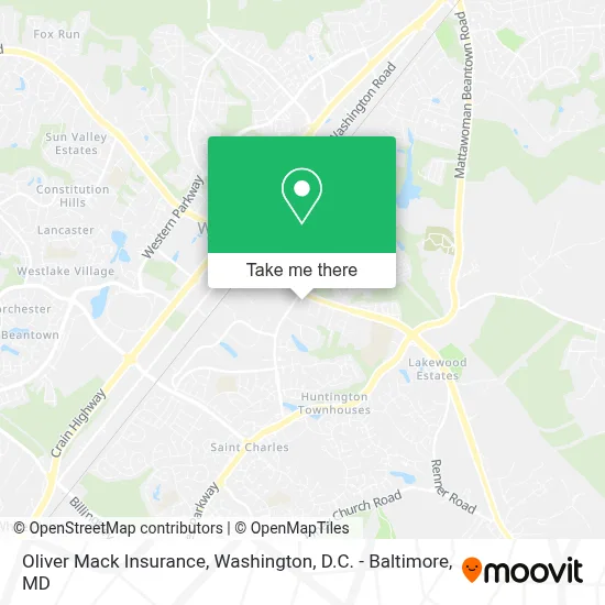 Oliver Mack Insurance map