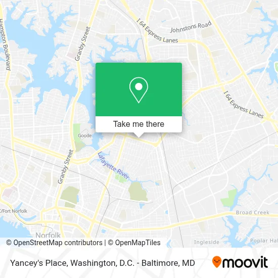 Yancey's Place map