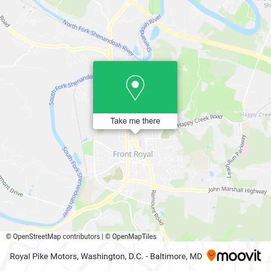 Royal Pike Motors map