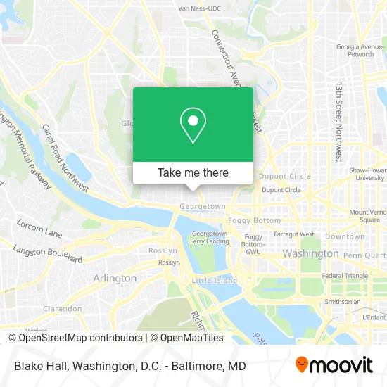 Blake Hall map