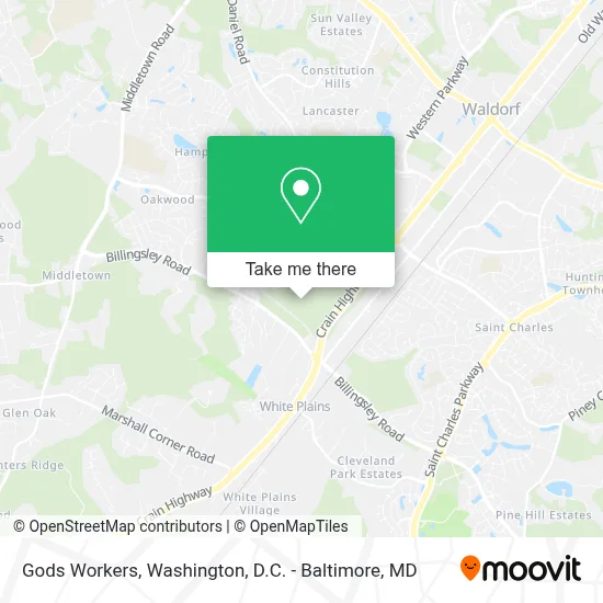 Gods Workers map