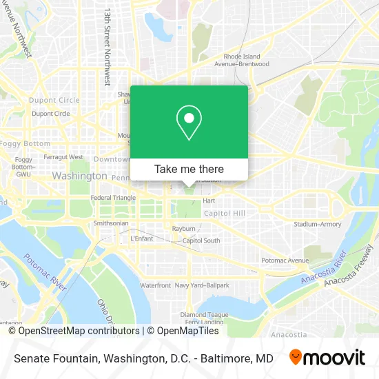 Senate Fountain map