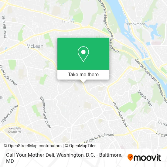 Call Your Mother Deli map