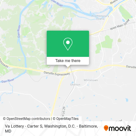 Va Lottery - Carter S map