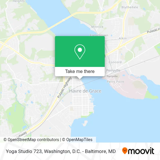 Yoga Studio 723 map