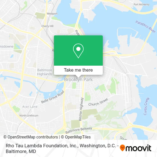 Rho Tau Lambda Foundation, Inc. map