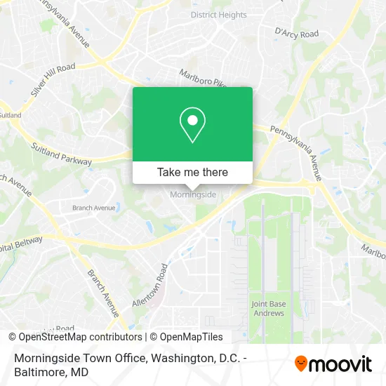 Morningside Town Office map