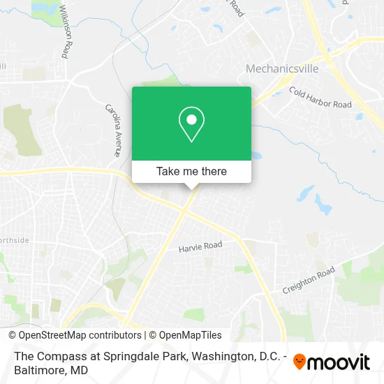 The Compass at Springdale Park map