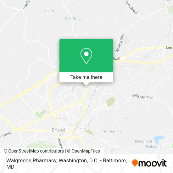 Walgreens Pharmacy map