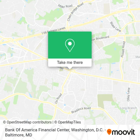 Bank Of America Financial Center map
