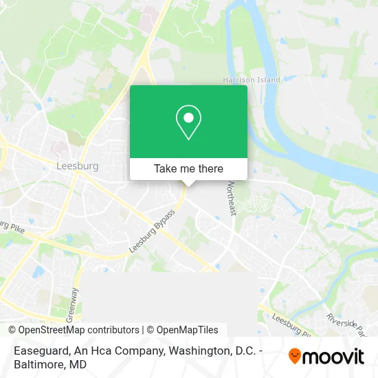Easeguard, An Hca Company map