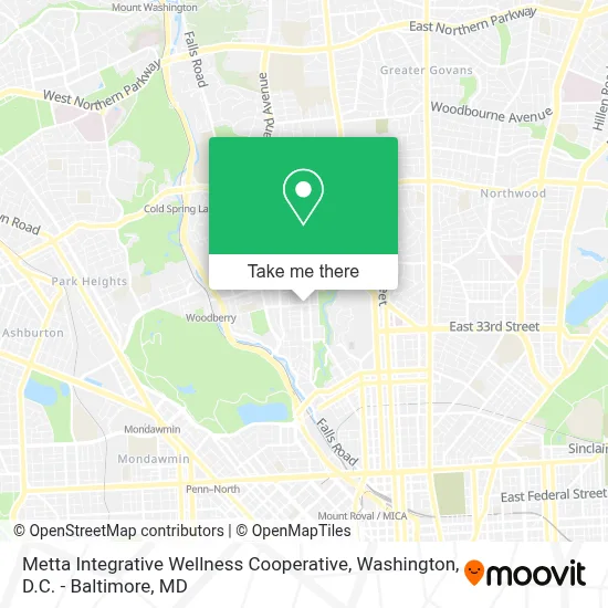 Metta Integrative Wellness Cooperative map