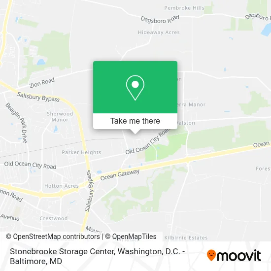 Stonebrooke Storage Center map
