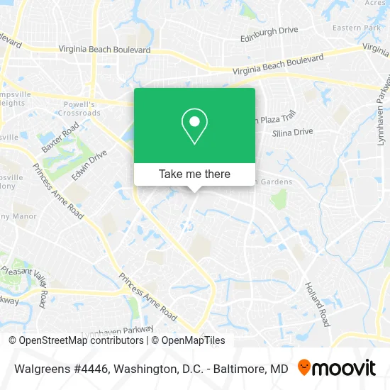 Walgreens #4446 map