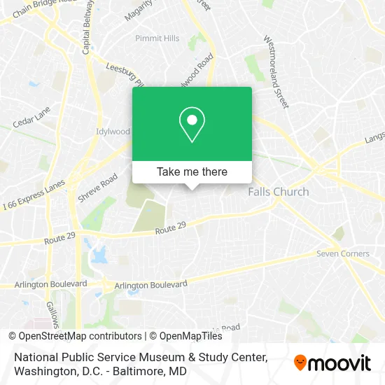 National Public Service Museum & Study Center map