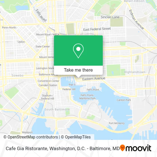 Cafe Gia Ristorante map
