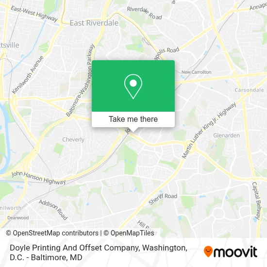 Doyle Printing And Offset Company map