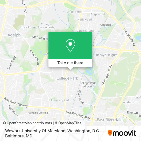 Wework University Of Maryland map
