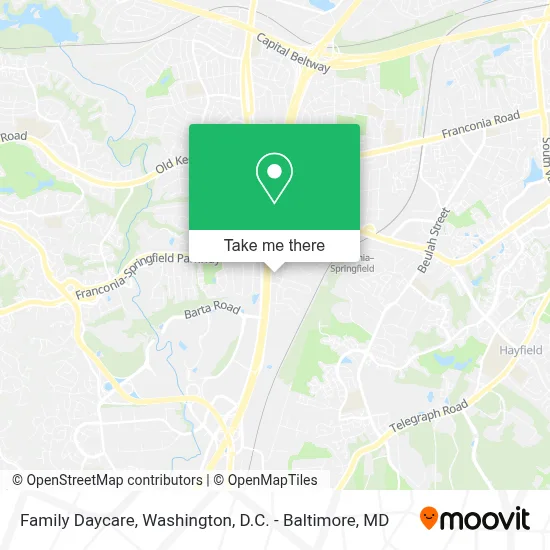 Family Daycare map