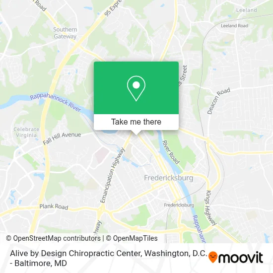 Alive by Design Chiropractic Center map