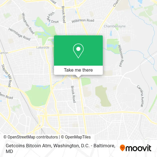 Getcoins Bitcoin Atm map