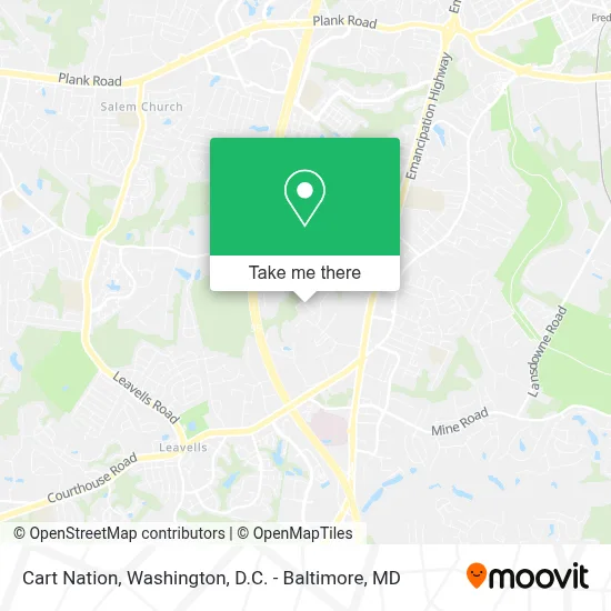 Cart Nation map