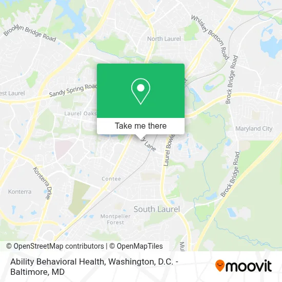 Ability Behavioral Health map