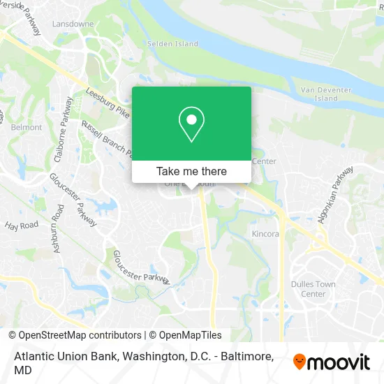 Atlantic Union Bank map