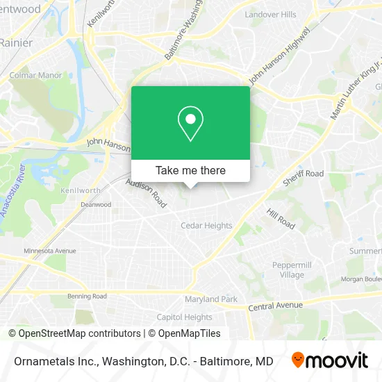Ornametals Inc. map