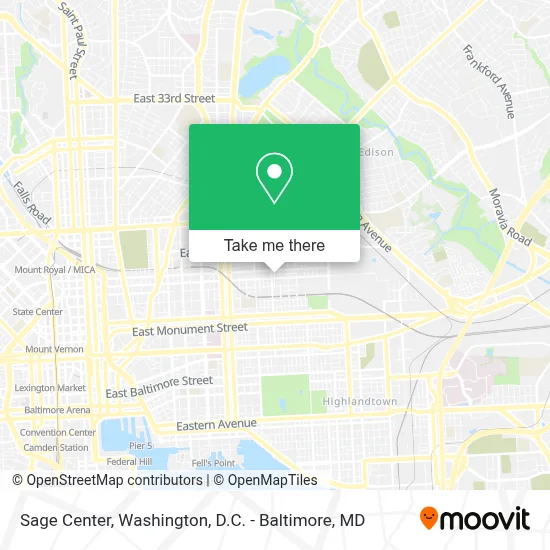 Sage Center map