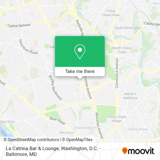 La Catrina Bar & Lounge map