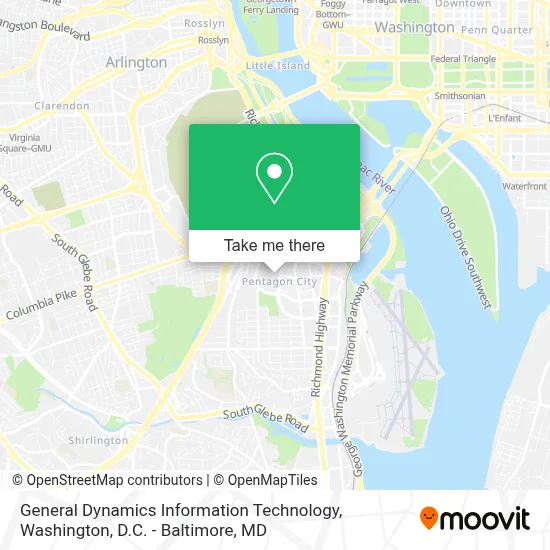 General Dynamics Information Technology map