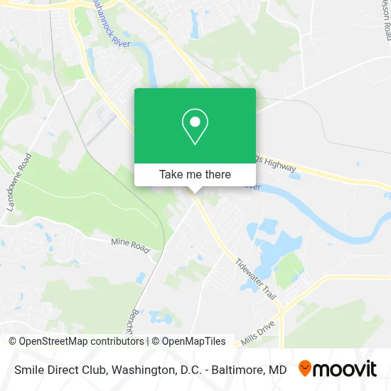 Smile Direct Club map