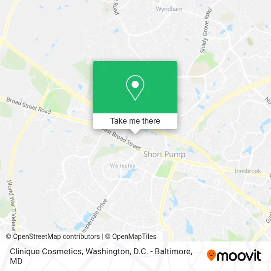 Clinique Cosmetics map