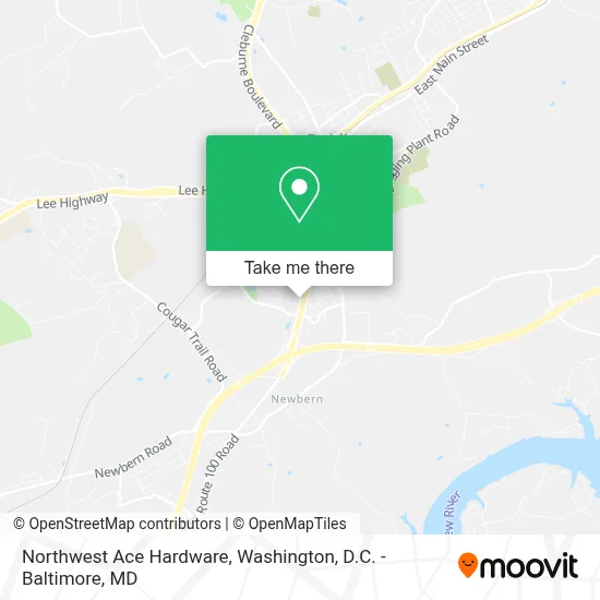 Northwest Ace Hardware map