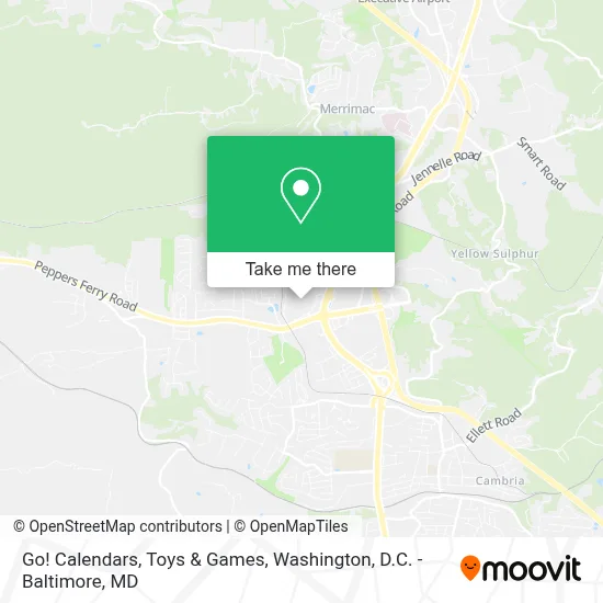 Go! Calendars, Toys & Games map