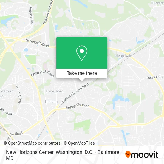 New  Horizons Center map