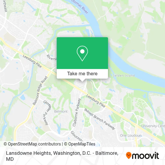 Lansdowne Heights map