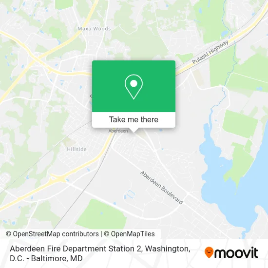 Aberdeen Fire Department Station 2 map