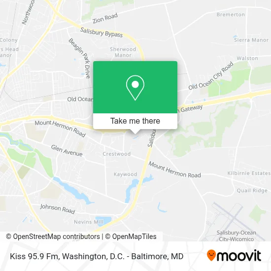 Kiss 95.9 Fm map