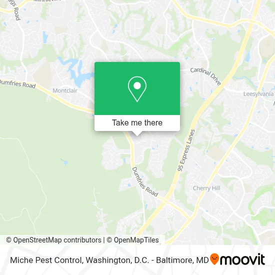 Miche Pest Control map