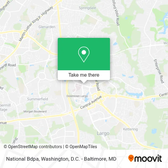 National Bdpa map